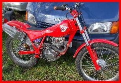 Classic Trial modified Honda TLR200