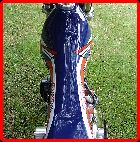 ClassicTrial picture, Prototype tank-seat unit, click to enlarge, click pop-up to close.