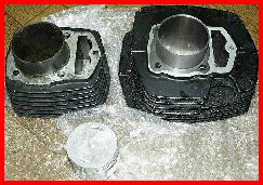 Classictrial example of the base of a Honda TLR 200 big fin barrel